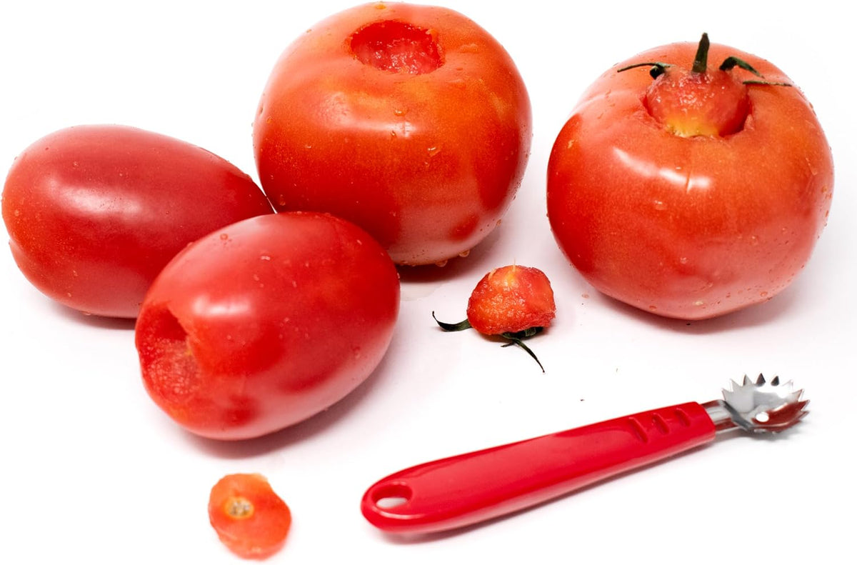 Norpro Stainless Steel Tomato Corer and Strawberry Huller Tool