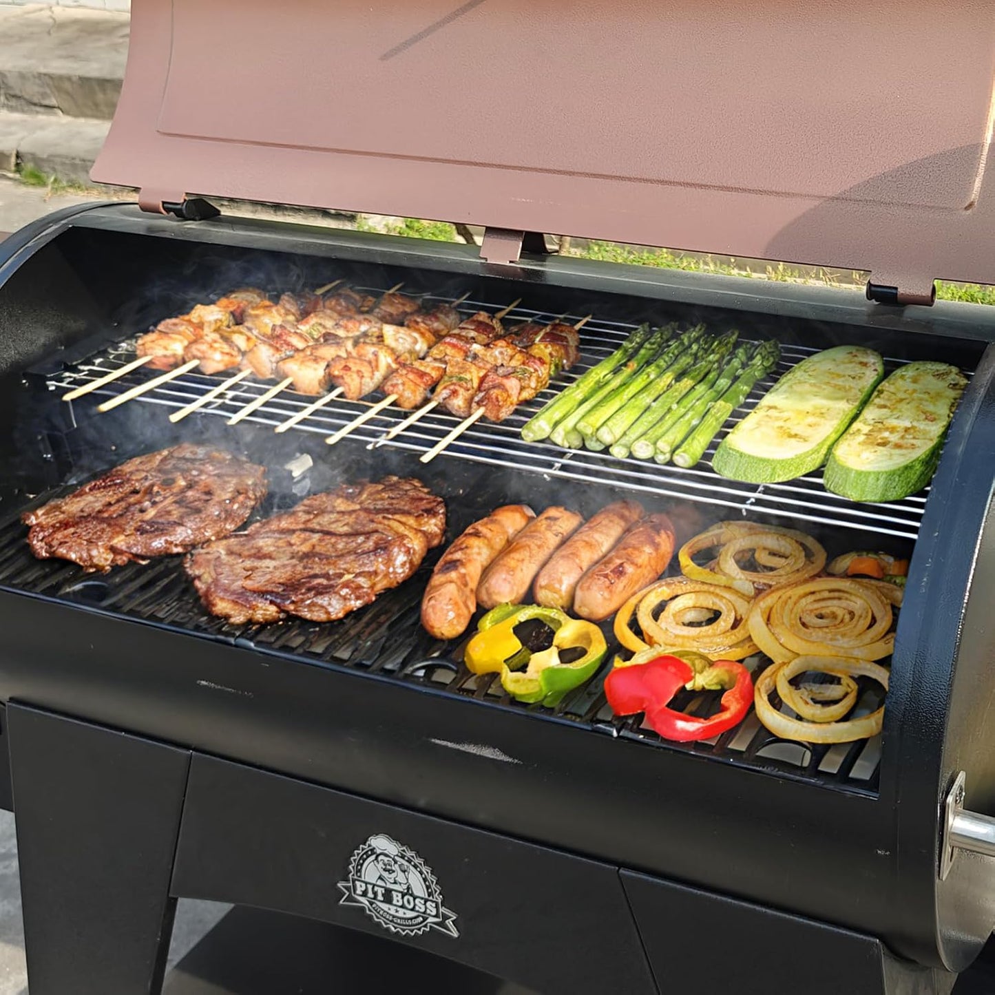 Utheer 2-Pack Griddle Warming Rack for Blackstone 28" Griddles, Stainless Steel Flat Top Grill Accessories | Reversible Rack Adds Prep Space, Foldable Clip-On Design Expands Cooking & Holding Area