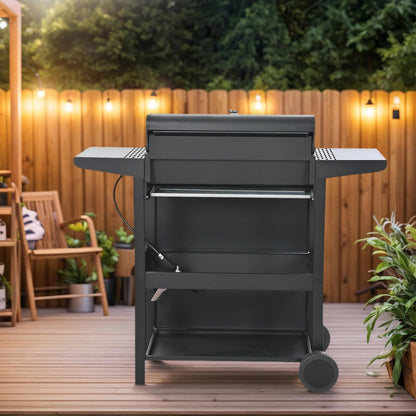 Endark 4-Burner 34,000 BTU Heavy-Duty Stainless Steel Gas Grill – Portable Outdoor Cooking for Patio, Backyard, Barbecue, Camping | Grill, Fry, Bake Pizza | Easy-Clean