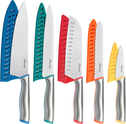 Kitchen Knife Set, 13 PCS Knives Set with 6 Blade Guards