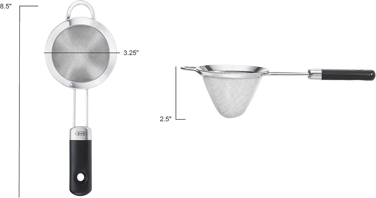 OXO Fine Mesh Cocktail Strainer, Stainless Steel