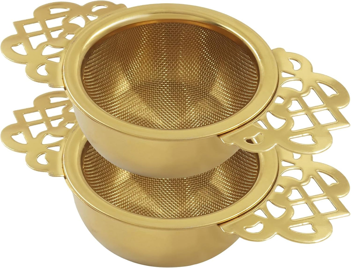 Fine Mesh Tea Strainers, Silver Loose Leaf Tea Filter