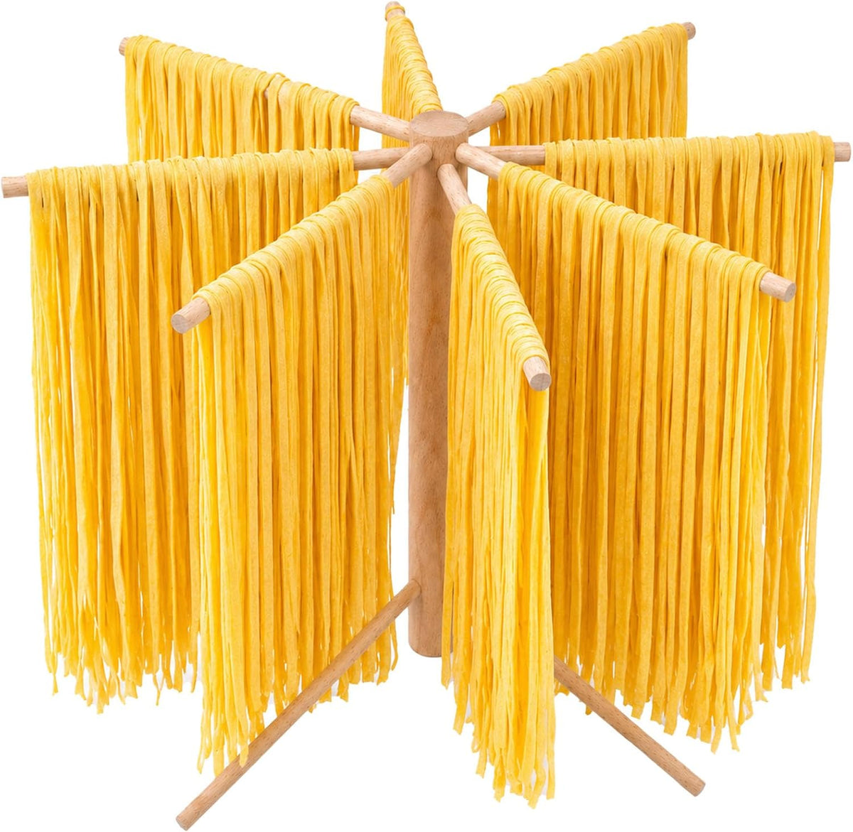 Pasta Drying Rack, Space Saving Pasta Rack Collapsible for Fresh Pasta
