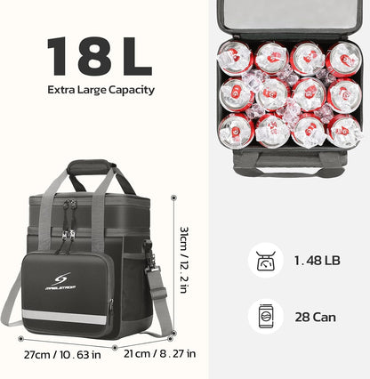 Maelstrom Lunch Box for Men,Insulated Lunch Bag Women/Men,Leakproof Lunch Cooler Bag, Lunch Tote Bag