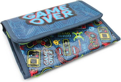 Fashion Stationery Insulated Lunch Bag Kids Lunch Box Folding Reusable Lunchbags for Girls or Boys Lunch Box for School, Beach or Travel Small Cooler or Picnic Coolers