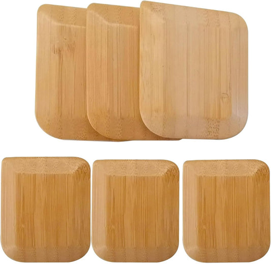 Bamboo Pan & Pot Scraper Tool,6 Pcs Dish Scraper for Kitchen,