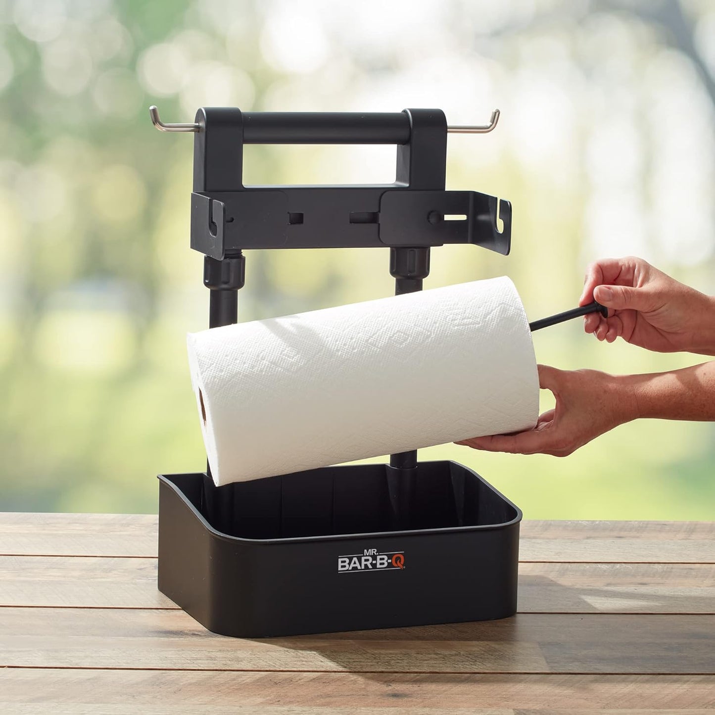 Mr. Bar-B-Q Collapsible Grilling Caddy, Store All Your BBQ Accessories in One Place, Perfect for Outdoor Cooking, Boating, Camping & RVs