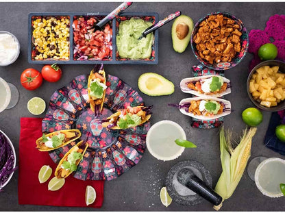 Prepara Talavera Taco Carousel, Red