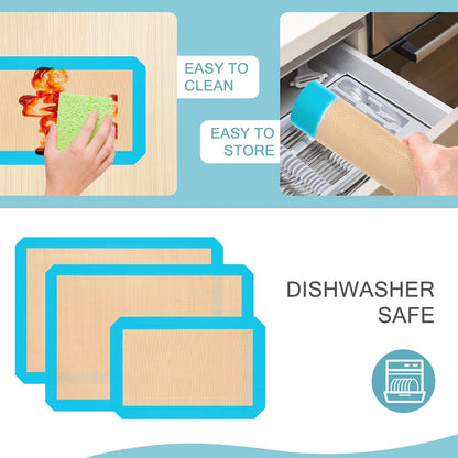 Silicone Baking Mat, Nonstick & Reusable