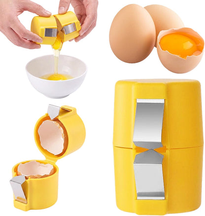 2026 New Egg Shell Opener, Egg Separator Egg Cracker Tool for Raw Eggs