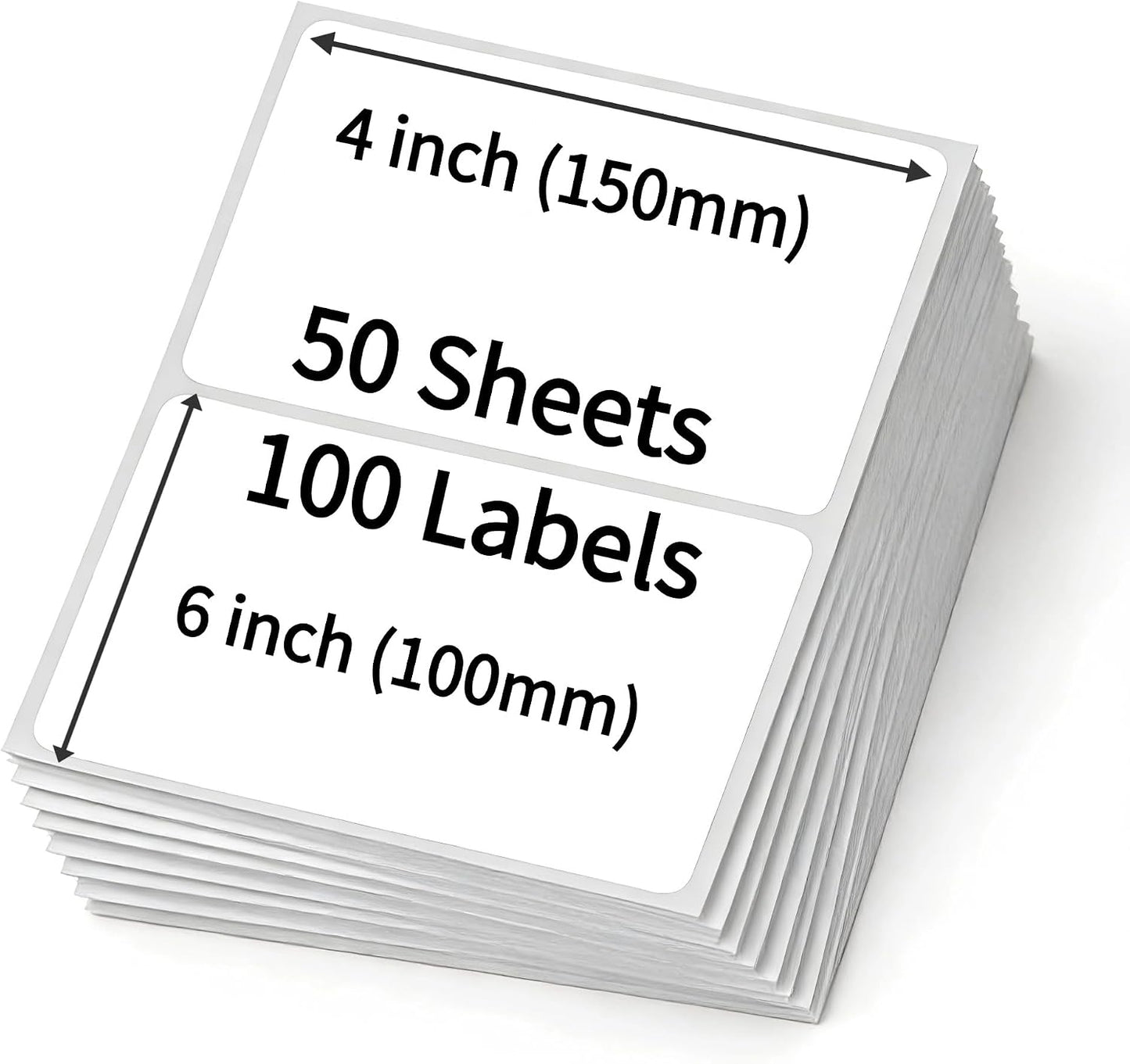 HUOJI 300pcs Removable Food Labels, 1'' x 3'' Date Stickers for Freezer, Refrigerator Food Containers, No Residue(2 Rolls, 2 Colors)