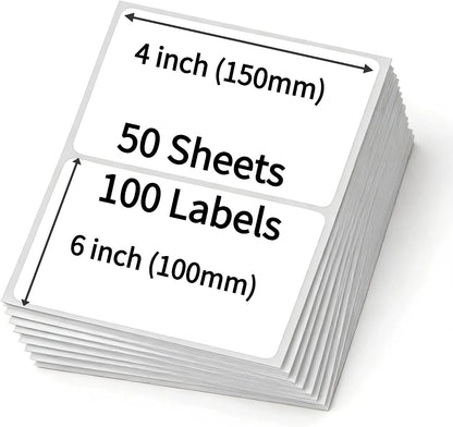 HUOJI 300pcs Removable Food Labels, 1'' x 3'' Date Stickers for Freezer, Refrigerator Food Containers, No Residue(2 Rolls, 2 Colors)