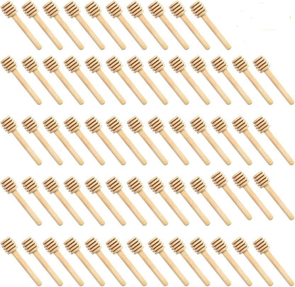 Wooden Honey Dipper Sticks, 3 Inch Honey Sticks Mini Honeycomb Sticks, Mini Honey Dipper Honey Stirrers for Honey Jar Dispense Drizzle Honey and Wedding Party Favors Gift
