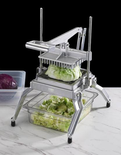 New Star Foodservice 1029055 Extra Heavy Duty Aluminum Frame Vegetable Slicer Lettuce Cutter (1/2 Inch)