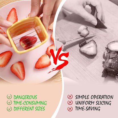 CEHNCEH Fruit Slicer Cup Strawberry Hard-Boiled Egg