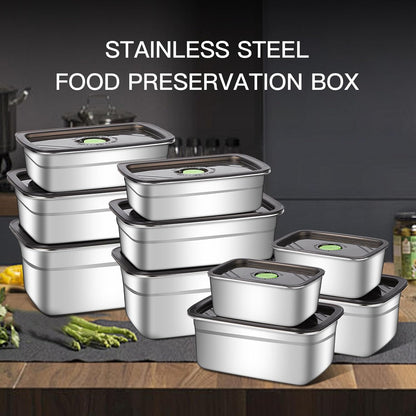 GIUOIDUO stainless steelFood Storage Containers setsstorage box with lidfreezer FrozenKitchen tray with lidOven plateSide dish plate Freezer & Dishwasher Safe