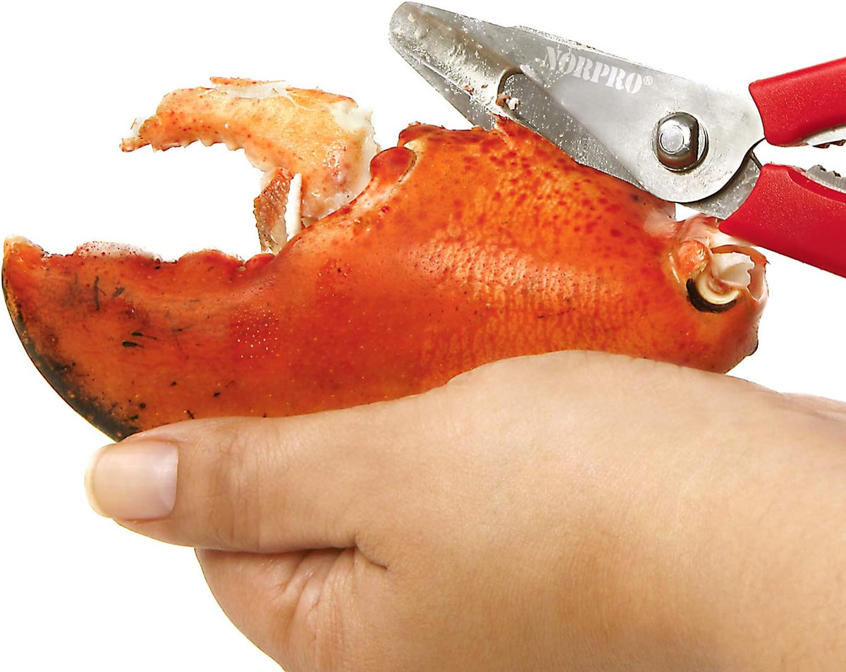 Norpro 6516 Ultimate Seafood Shears Red 7.5" x 3" x .5"