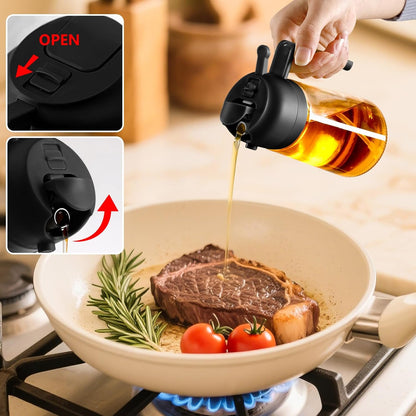 SWEET VIEW Olive Oil Sprayer for Cooking 16oz/470ml
