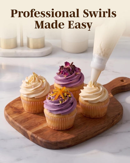 Reusable Plastic Piping Tips, Nozzles Standard Size Star Tip #20