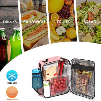 cfpolar Skull Skateboard Lunch Box for Boys Girls, Insulated Lunch Bags for Kids Reusable Mini Cooler Lunch Tote Lunchbox Thermal Meal Tote Kit with Shoulder Strap for Work School Picnic