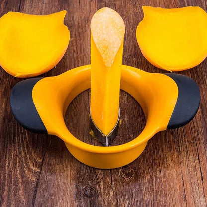 2Pcs Mango Slicer Splitter Pit Remover Bundle,Stainless Steel Mango Cutter