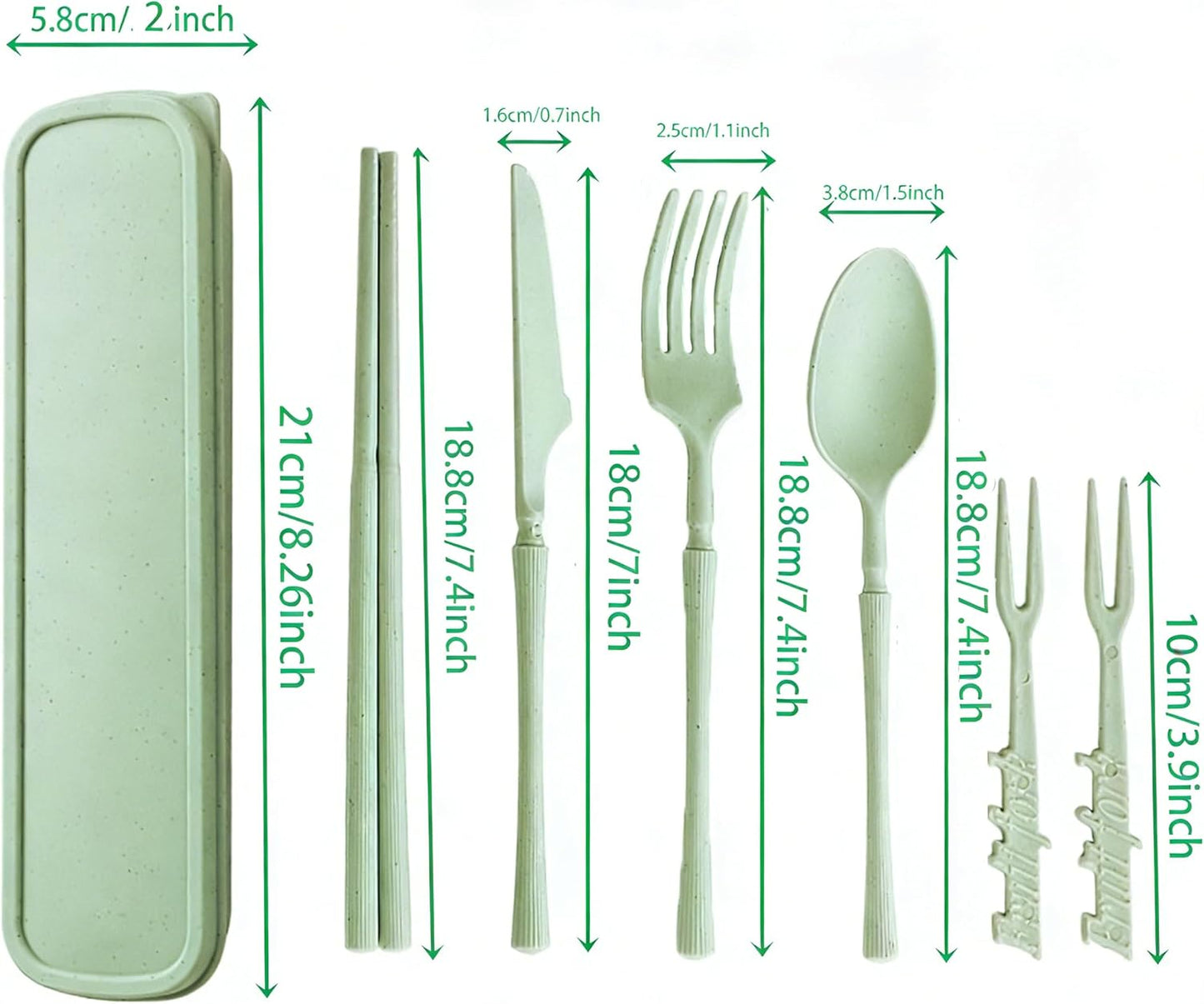 1 Set Large Reusable Travel Utensils Set with Case, Camping Cutlery for Office, Lunch, Dorm & Daily Work Use, Includes Spoon, Knife & Fork((Pink)