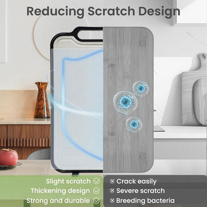 Titanium Cutting Board, Double Sided Pure Titanium Chopping Board, 16”×10”
