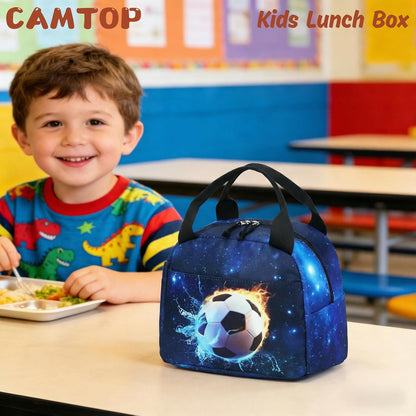 CAMTOP kids lunch bag Cute Insulated lunch box for Boys & Girls Leakproof loncheras for school