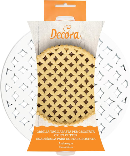 Decora Lattice Crust Cutter, White, 30 cm