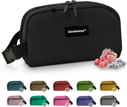 Cerbonny Freezable Cooler Bag for Work/School Travel - Mini Insulated Bag Fit For Yogurt