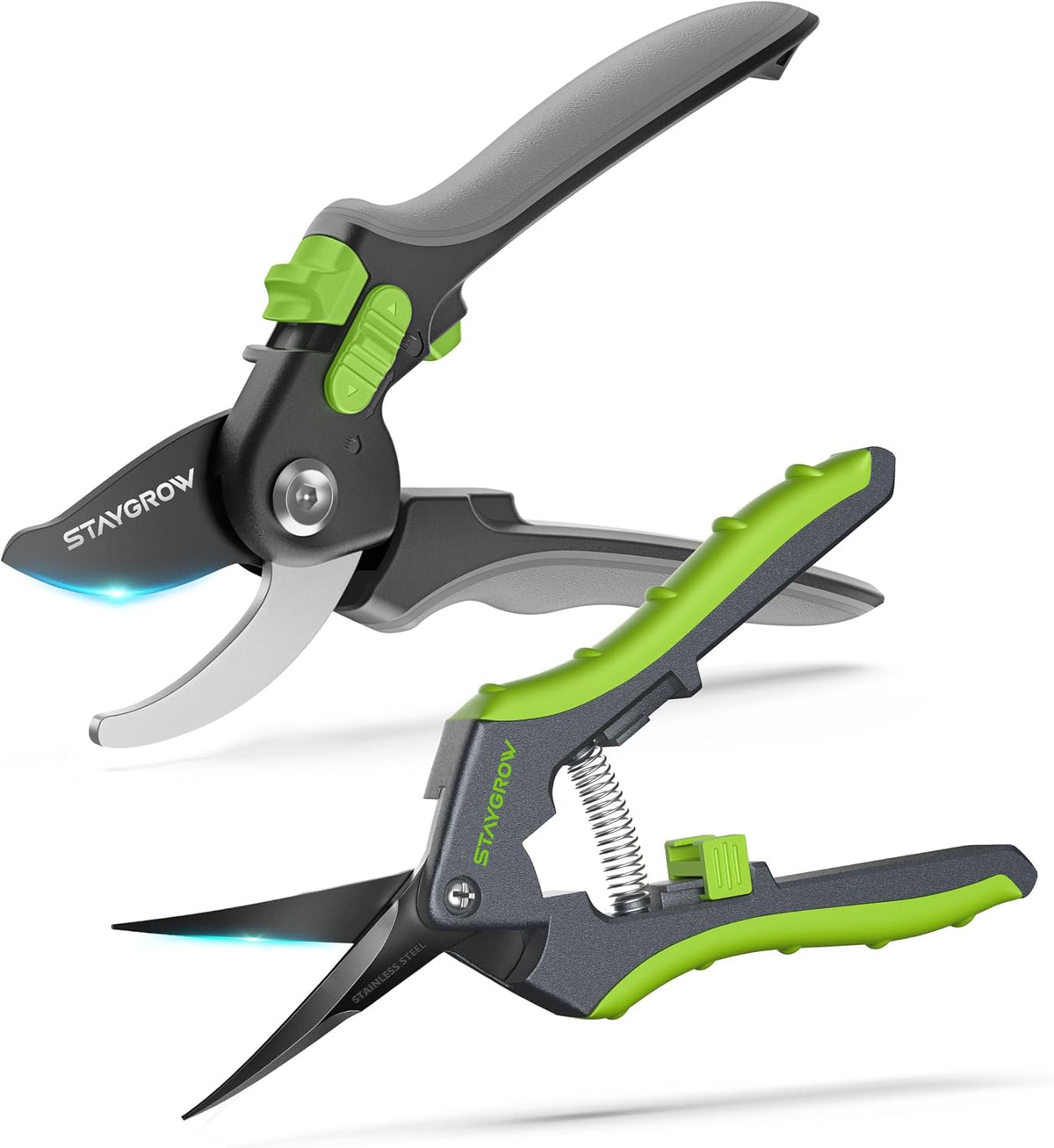 2pcs 6.5" Pruning Shears for Gardening Ultra Sharp Garden Scissors