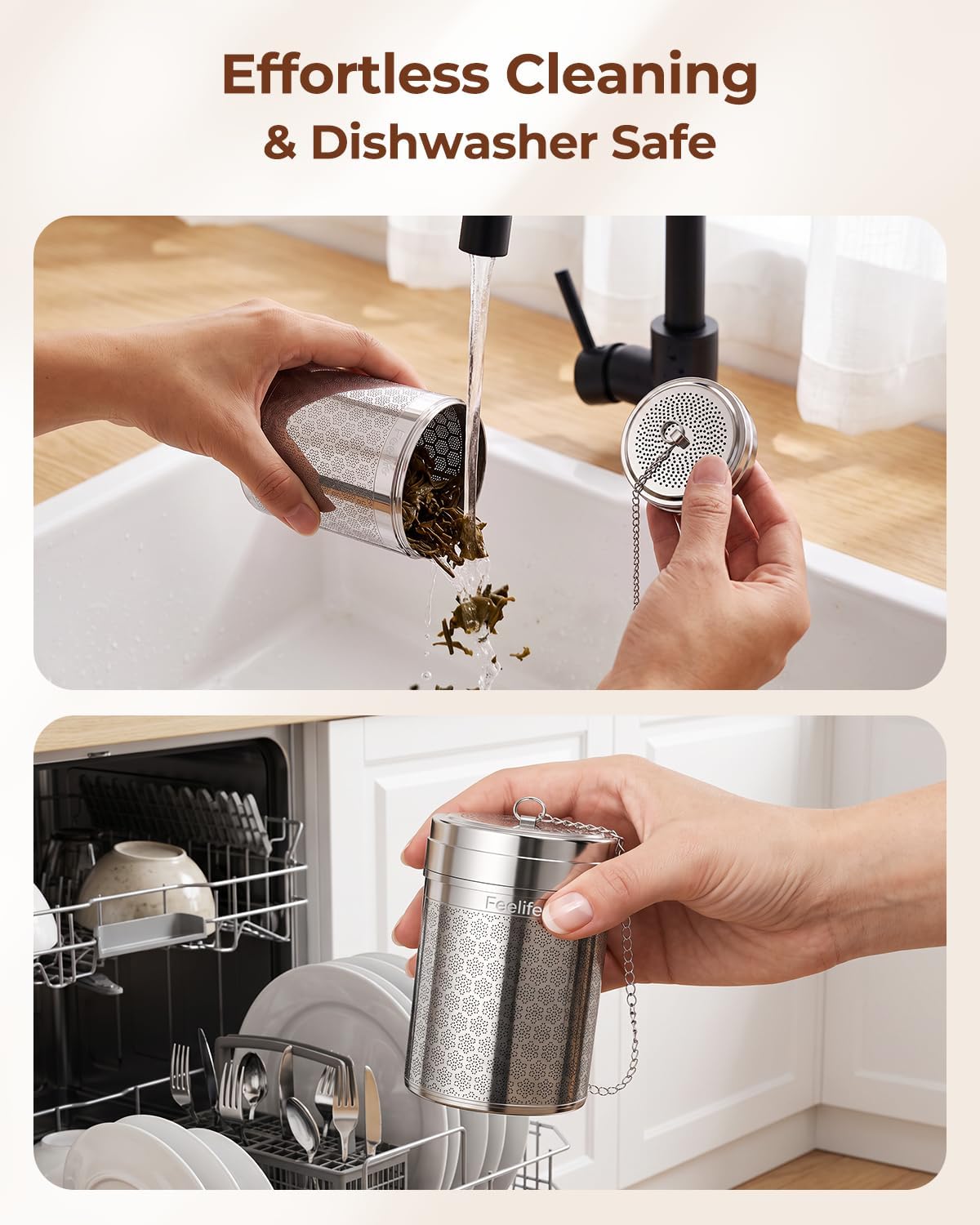 Mini Snowflake Stainless Steel Tea Infuser for Loose Leaf Tea Ball