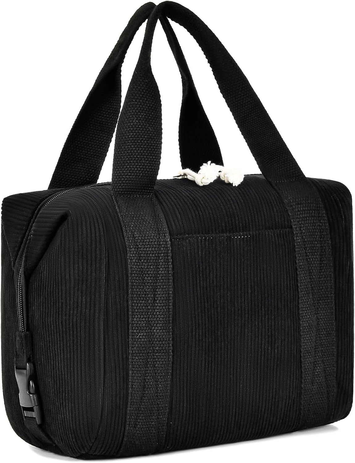 HowFly Lunch Bag Women Lunch Box for Women Cute Corduroy Insulated Lunch Bag Adult Large Cooler Lunch Tote Bags for Work Picnic Beach, Blue