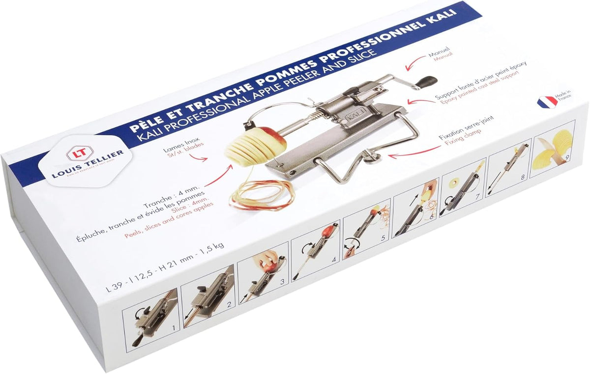 Louis Tellier - Kali Professional Apple Peeler & Slicer, Manual