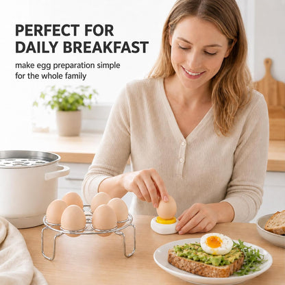 Egg Steamer Rack And Egg Piercer,For Instant Pot Egg Rack,6.2 Inch