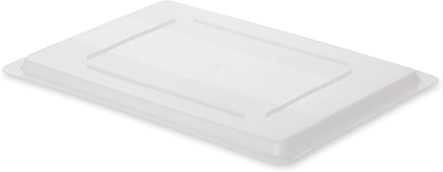 Rubbermaid Commercial Products Polycarbonate Food Storage Box/Tote, 2 Gallon, Clear, for Restaurant/Kitchen/Cafeteria