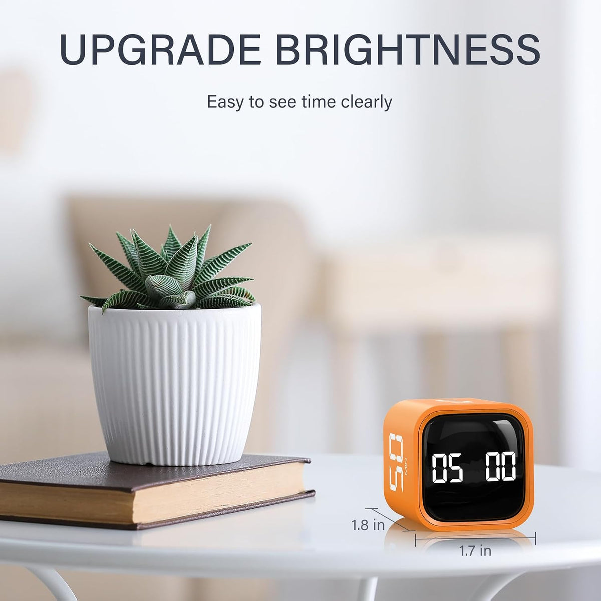 Rotating Productivity Timer 5/25/10/50, Desk Flip Timer, ADHD Tool