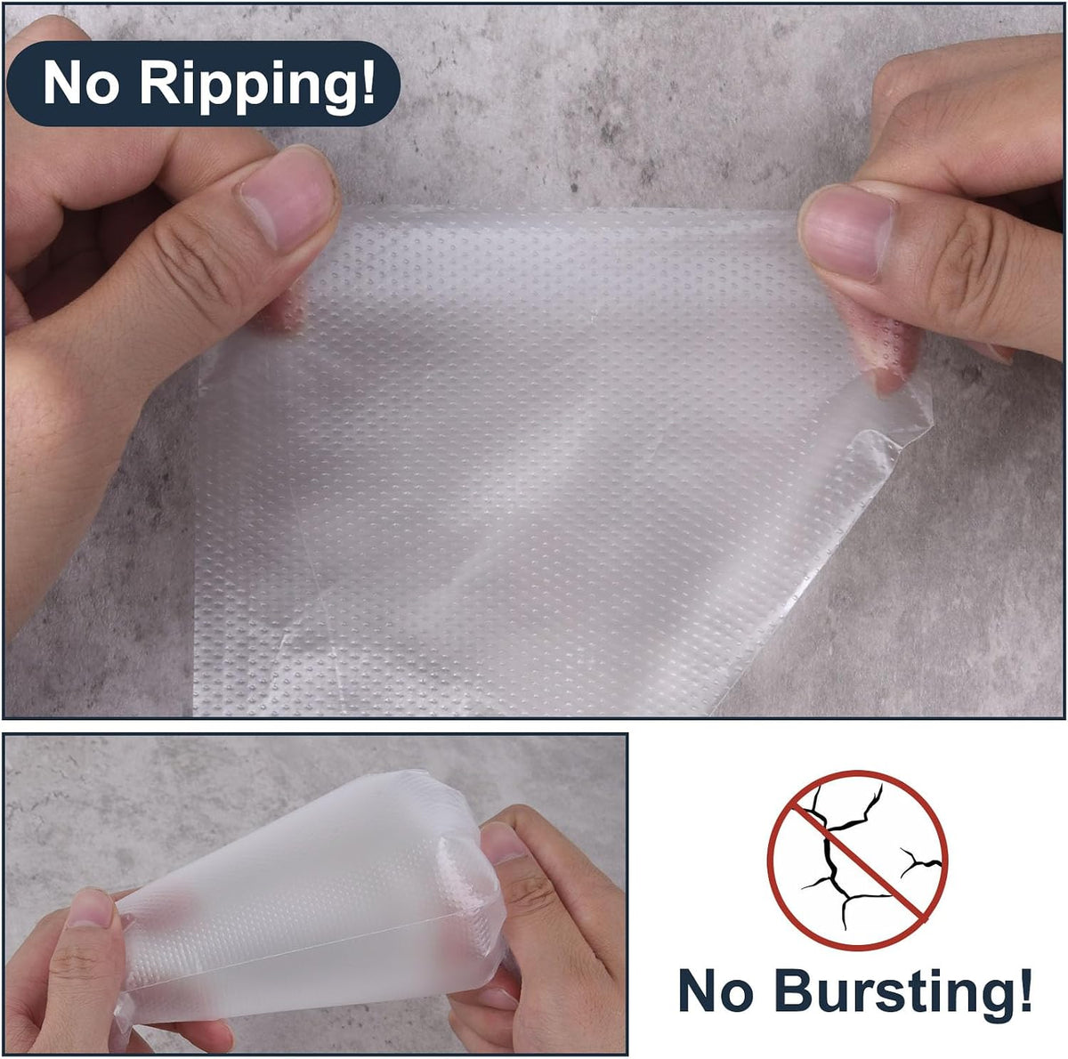 Engorgio Disposable Mini Piping Bags 8 inch Pastry Bag Pastry Crimpers Small Piping Bags Disposable Pastry Bags For Cake Macarons Dessert Decorations Cookies Baking Cupcakes (Clear)