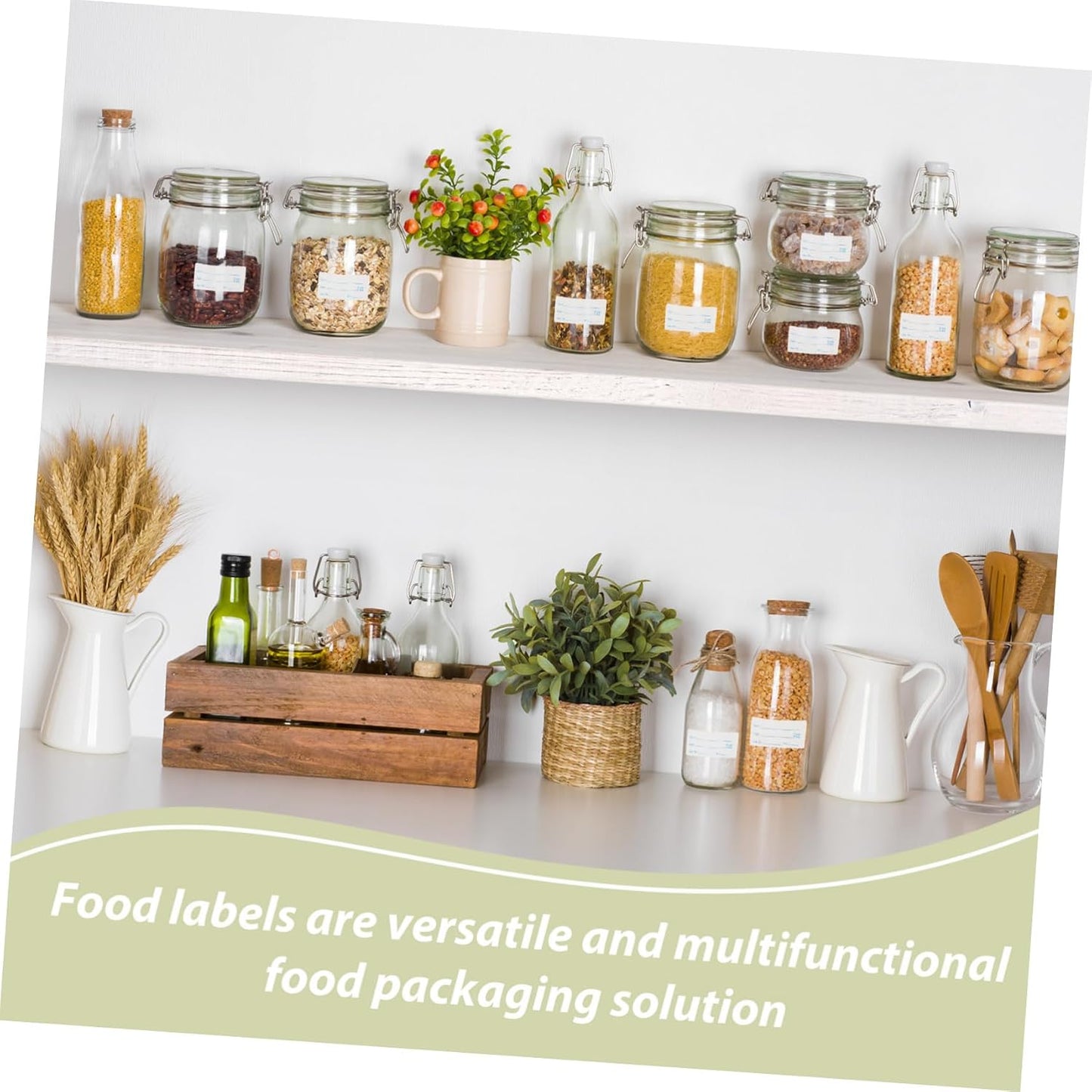 Luxshiny 250 Pack Fridge Date Labels Stickers for Food Storage Adhesive Container Labels for Kitchen Organization Washable and Reusable for Home and Restaurant