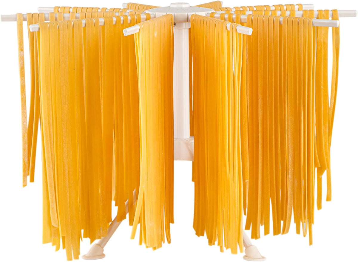 Restaurantware White Plastic lb Pasta Drying Rack, 15.7 x 11 in