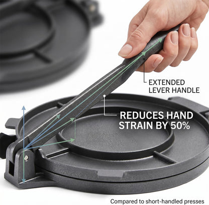 Tortilla Press 8 Inch – Aluminum Quesadilla Maker for Kitchen