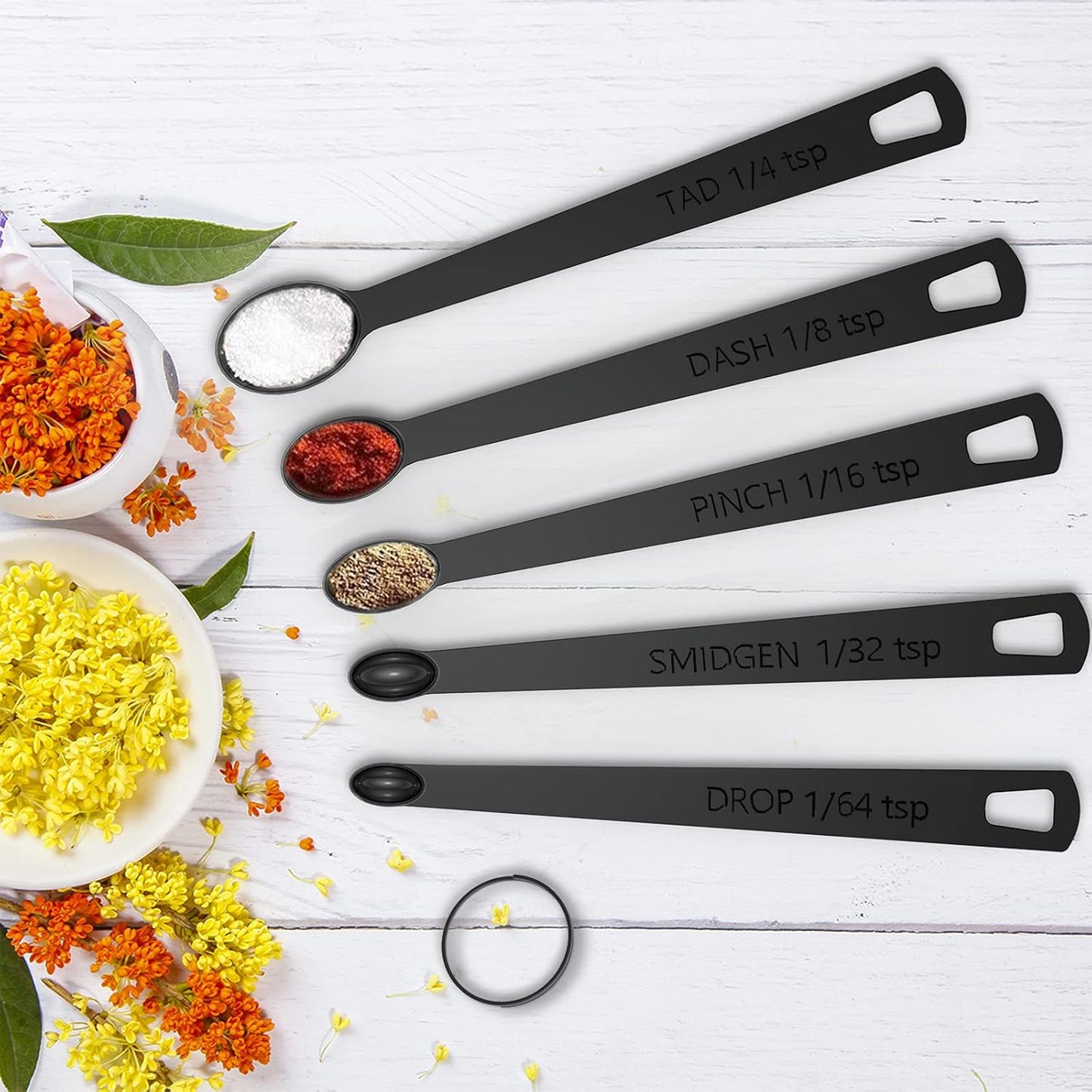 Wildone Measuring Cups & Spoons Set of 21 - Includes 7 Stainless Steel Nesting Cups, 8 Measuring Spoons, 1 Leveler & 5 Mini Measuring Spoons, Ideal for Dry and Liquid Ingredients