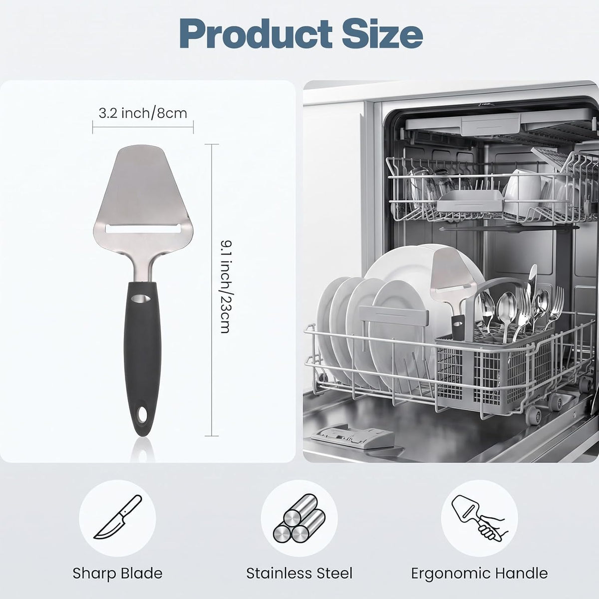 Cheese Cutters for Block Cheese, Handheld Cheese Slicers Plane