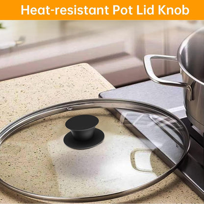 2Pcs Universal Pot Lid Replacement Knobs, Silicone Pan Lid Handles