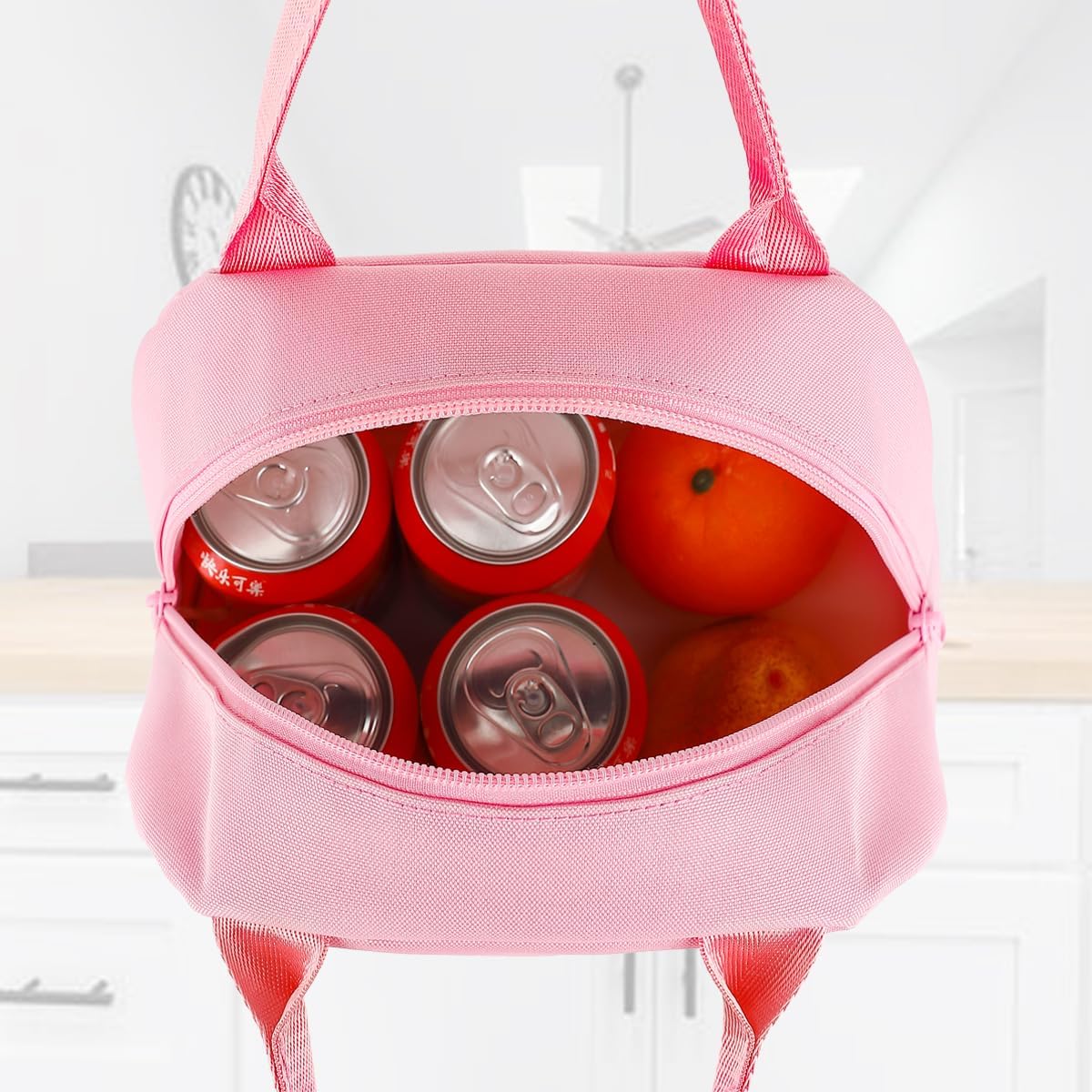 FlowFly Insulated Lunch Cooler Bag - Tote Bag Organizer for Women/Men, Black - Colors A