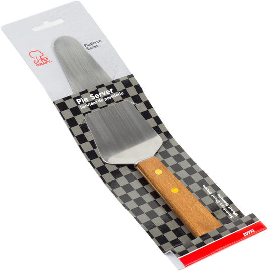 Chef Craft Select Stainless Steel Pie Server, 9.25 inches in length, Natural