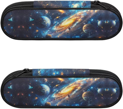 Travel Cutlery Set with Case for Kids Portable Utensil Case Reusable Silverware Pouch for School Travel Lunch Capybara Flower