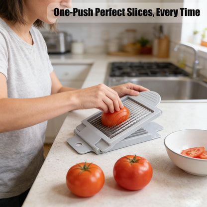 Stainless steel Tomato Slicer Tool Vegetable Slicer for Kitchen 15 Blades