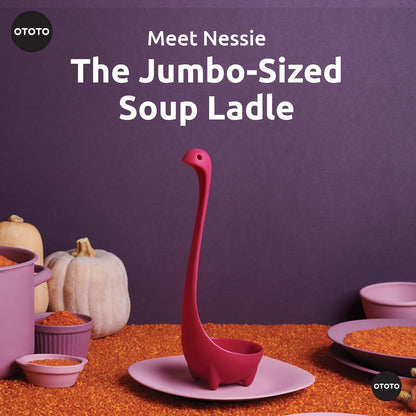 OTOTO The Original Nessie Ladle - Soup Ladle, Cute Gifts, Funny Kitchen Gadgets, Loch Ness design, Cooking Gifts for Mom - Cute and Practical Kitchen Utensils - Unique Gifts for Women