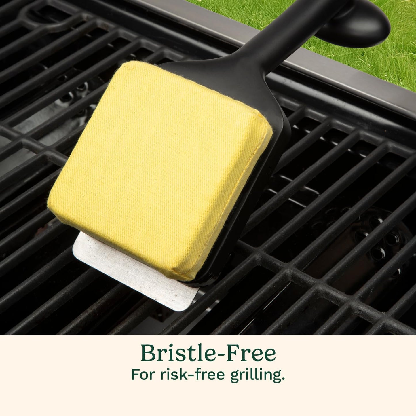 Cuisinart Grill Renew Steam Cleaner Brush, Bristle Free Cleaning Brush for All Grills, Perfect Worry-Free Grill Brush Accessories for BBQ, Clean Cast Iron Grates, Stainless Steel, Porcelain